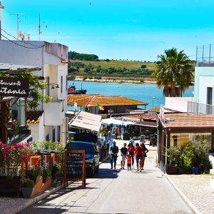 Alvor, Algarve, strip, marina